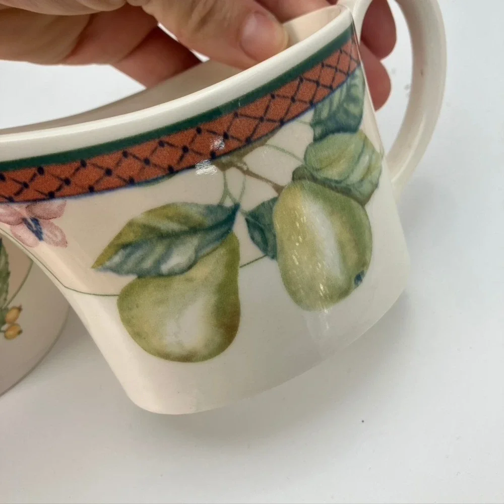 Johnson Brothers Autumn Grove Creamer & Sugar Set Made‎ in England Vintage 90's